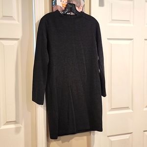 Dark Gray Sweater Dress